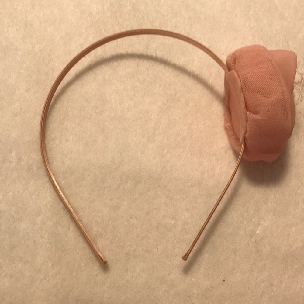 Light pink flower headband